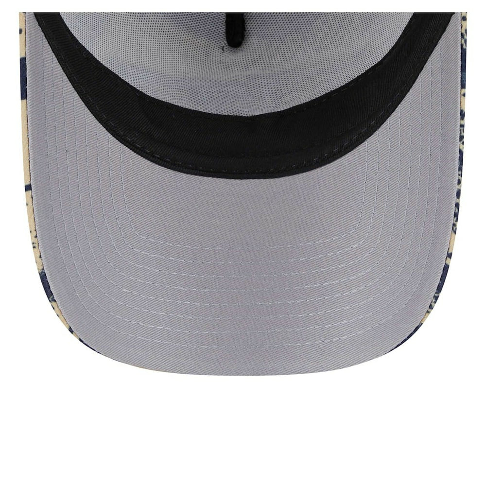 New Orleans Pelicans Tip Off A-Frame Trucker 9FORTY Adjustable Hat Navy/Gold - NBA