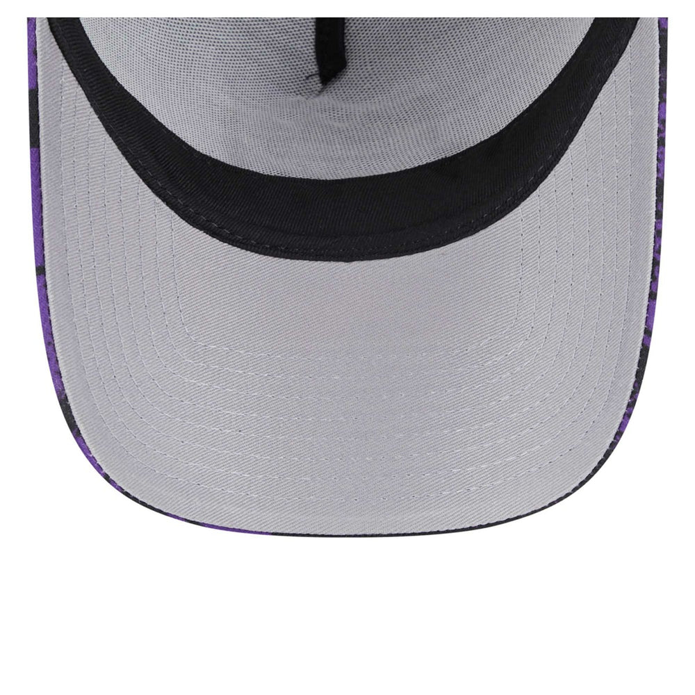Sacramento Kings Tip Off A-Frame Trucker 9FORTY Adjustable Hat Black/Purple - NBA