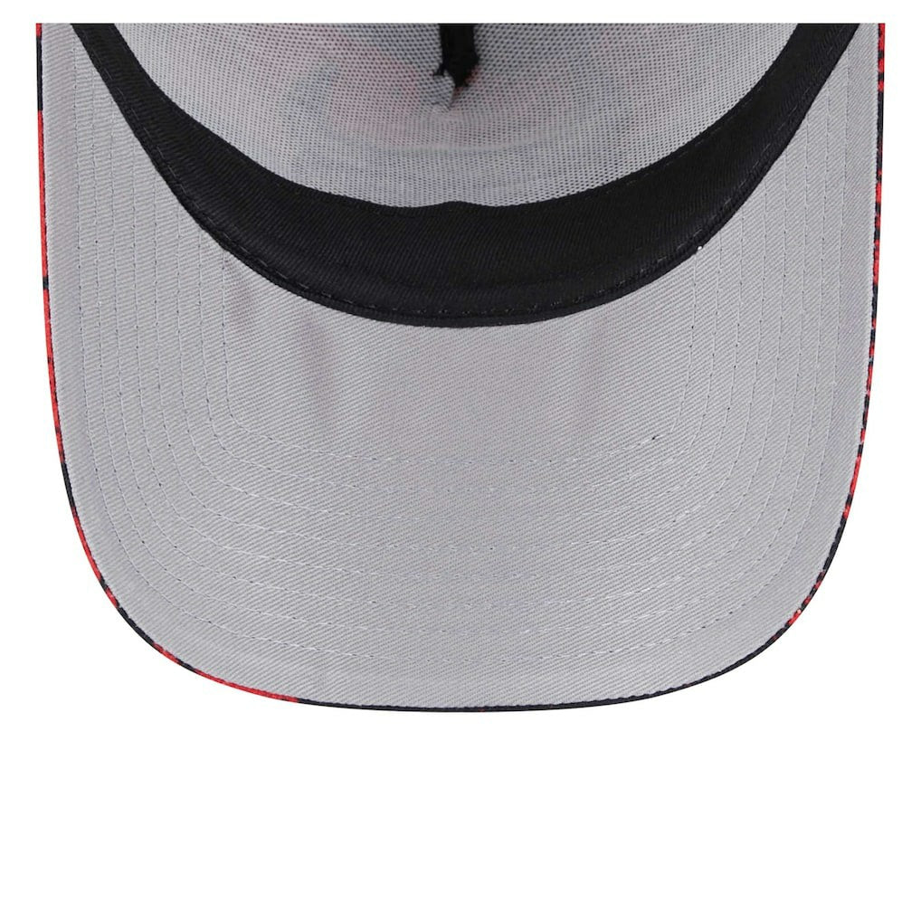 Chicago Bulls Tip Off A-Frame Trucker 9FORTY Adjustable Hat Black/Red - NBA