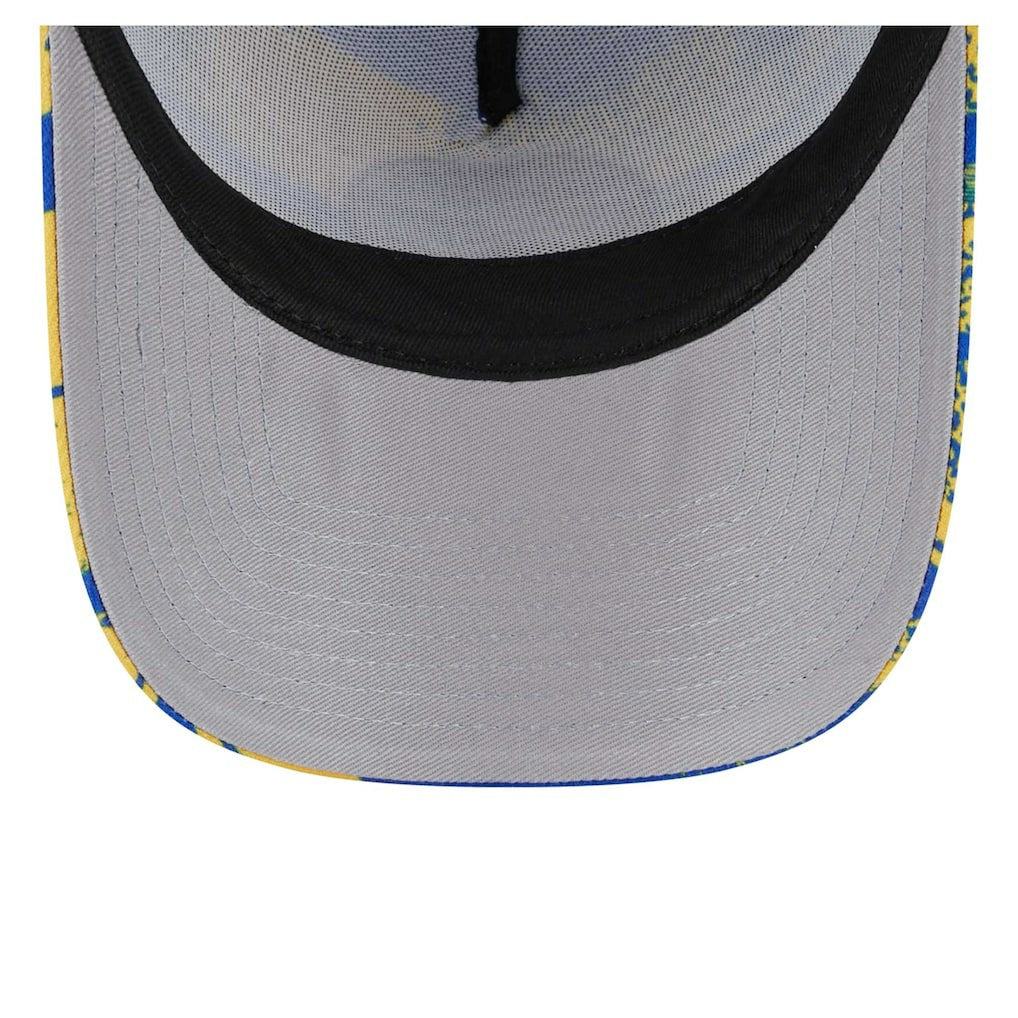 Golden State Warriors Tip Off A-Frame Trucker 9FORTY Adjustable Hat Royal/Gold - NBA