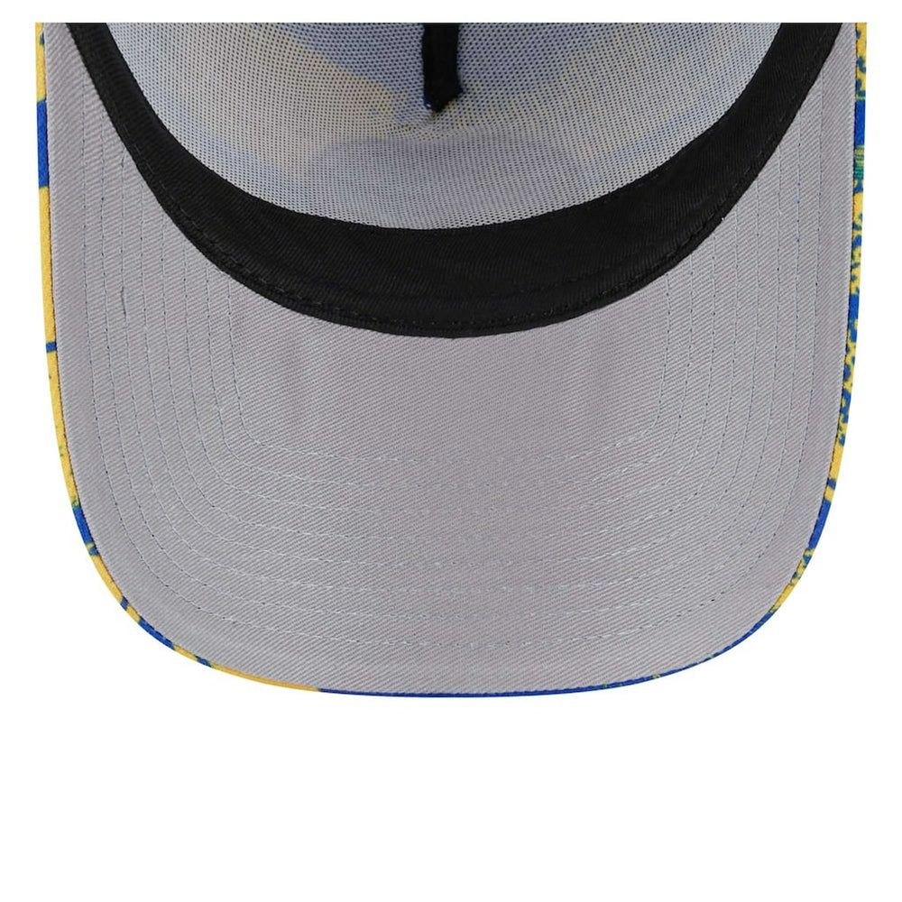 Golden State Warriors Tip Off A-Frame Trucker 9FORTY Adjustable Hat Royal/Gold - NBA