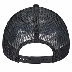 Brooklyn Nets Tip Off A-Frame Trucker 9FORTY Adjustable Hat Black/Charcoal - NBA