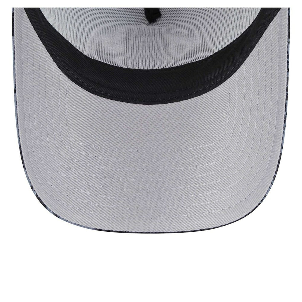 Brooklyn Nets Tip Off A-Frame Trucker 9FORTY Adjustable Hat Black/Charcoal - NBA