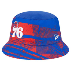 Philadelphia 76ers Tip-Off Bucket Hat Royal/Red - NBA