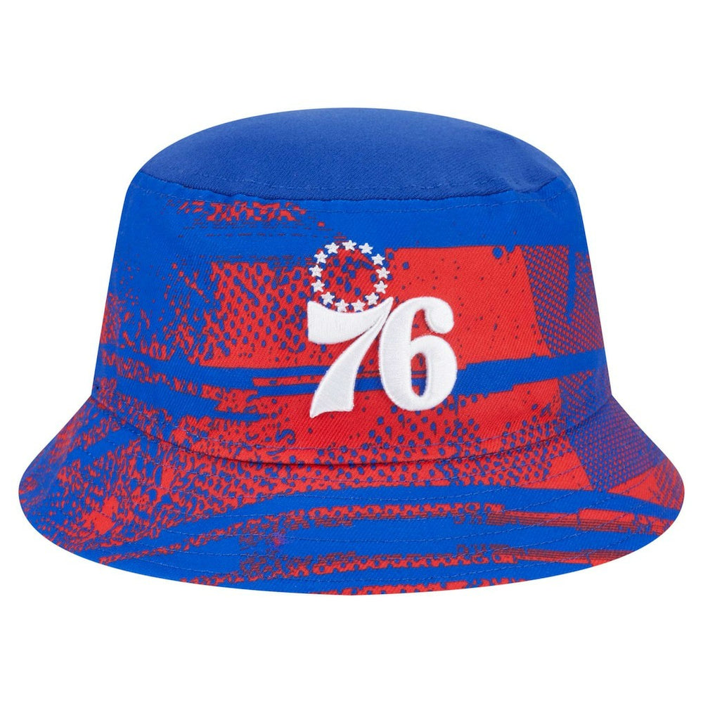 Philadelphia 76ers Tip-Off Bucket Hat Royal/Red - NBA