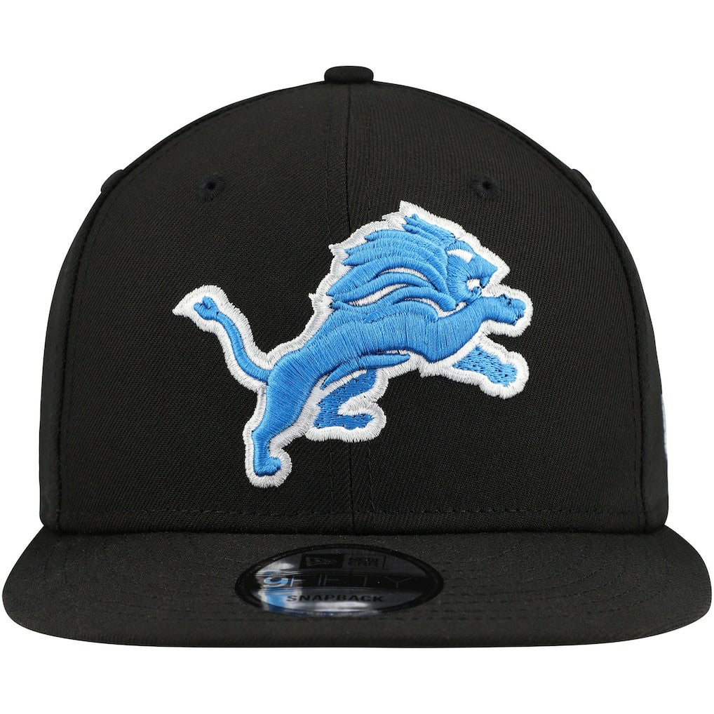 Detroit Lions New Era Basic 9FIFTY Snapback Hat Black | NFL