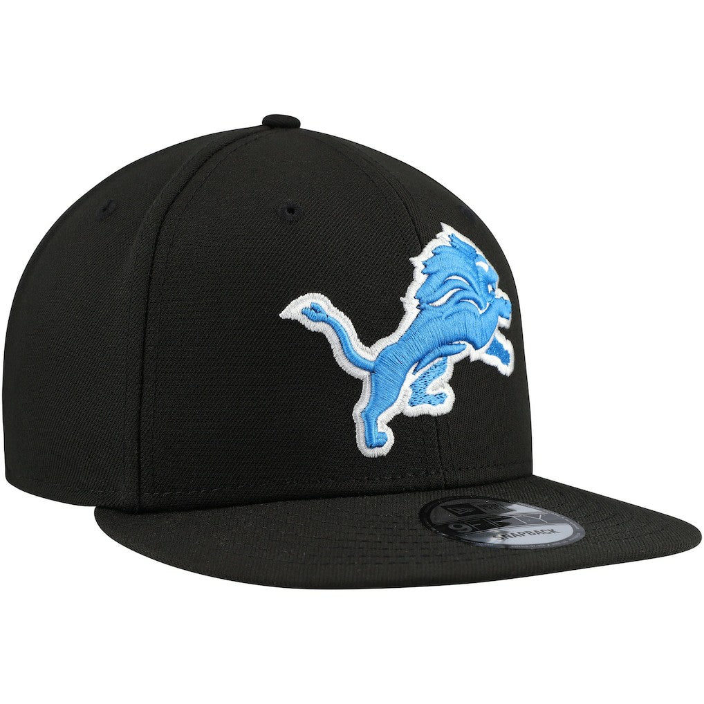 Detroit Lions New Era Basic 9FIFTY Snapback Hat Black | NFL