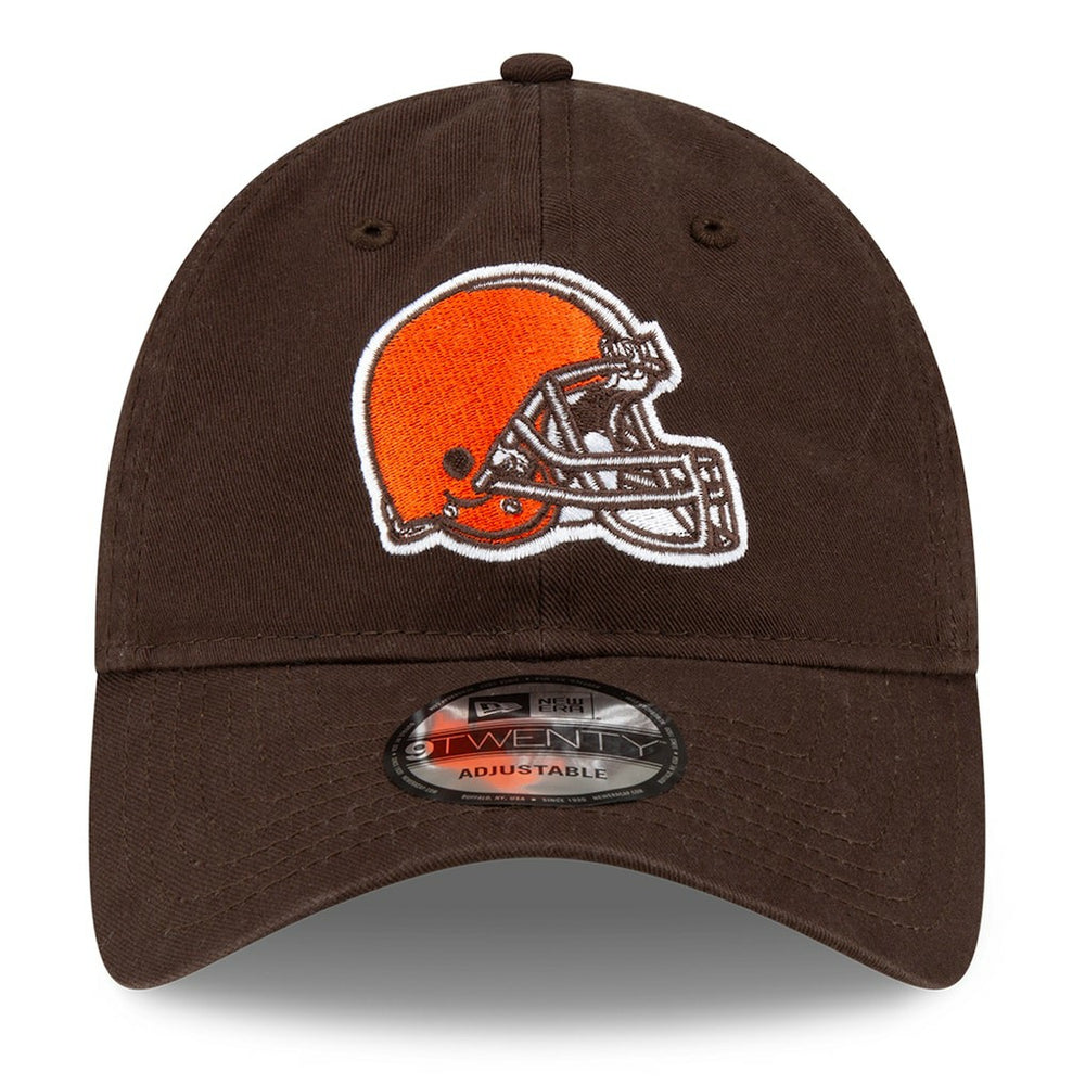 Cleveland Browns New Era Core Classic Primary 9TWENTY Adjustable Hat Brown | NFL