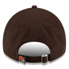 Cleveland Browns New Era Core Classic Primary 9TWENTY Adjustable Hat Brown | NFL