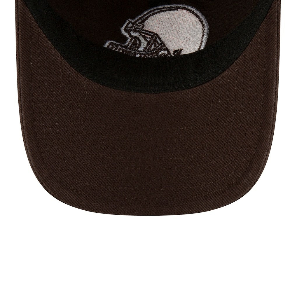 Cleveland Browns New Era Core Classic Primary 9TWENTY Adjustable Hat Brown | NFL