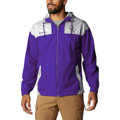 Colorado Rockies Columbia Omni-Shade Flash Challenger Full-Zip Windbreaker Jacket - MLB