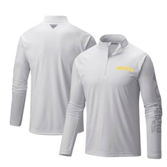 San Diego Padres Columbia Terminal Tackle Omni-Shade Raglan Quarter-Zip Pullover Top - MLB