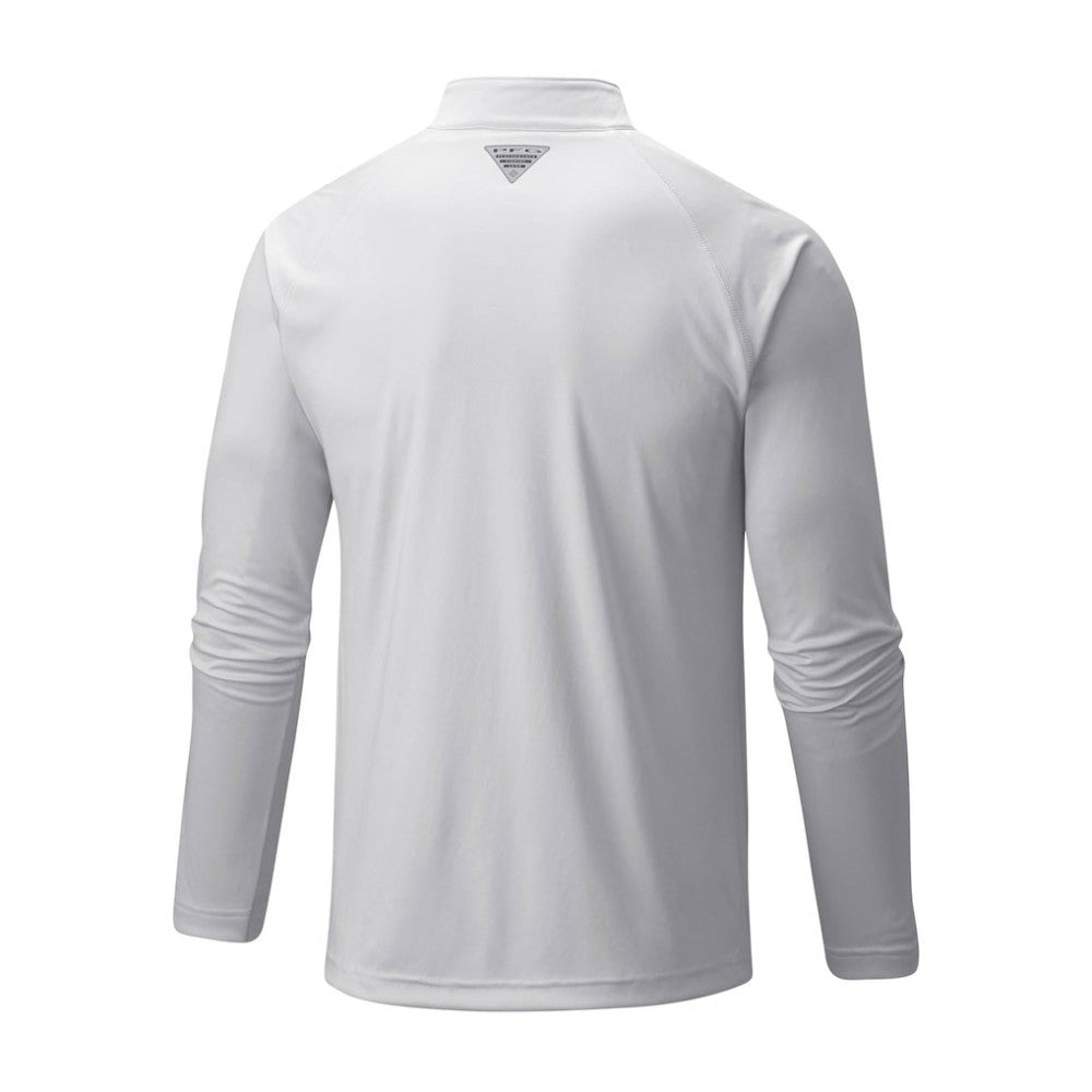 Los Angeles Dodgers Columbia Terminal Tackle Omni-Shade Raglan Quarter-Zip Pullover Top - MLB