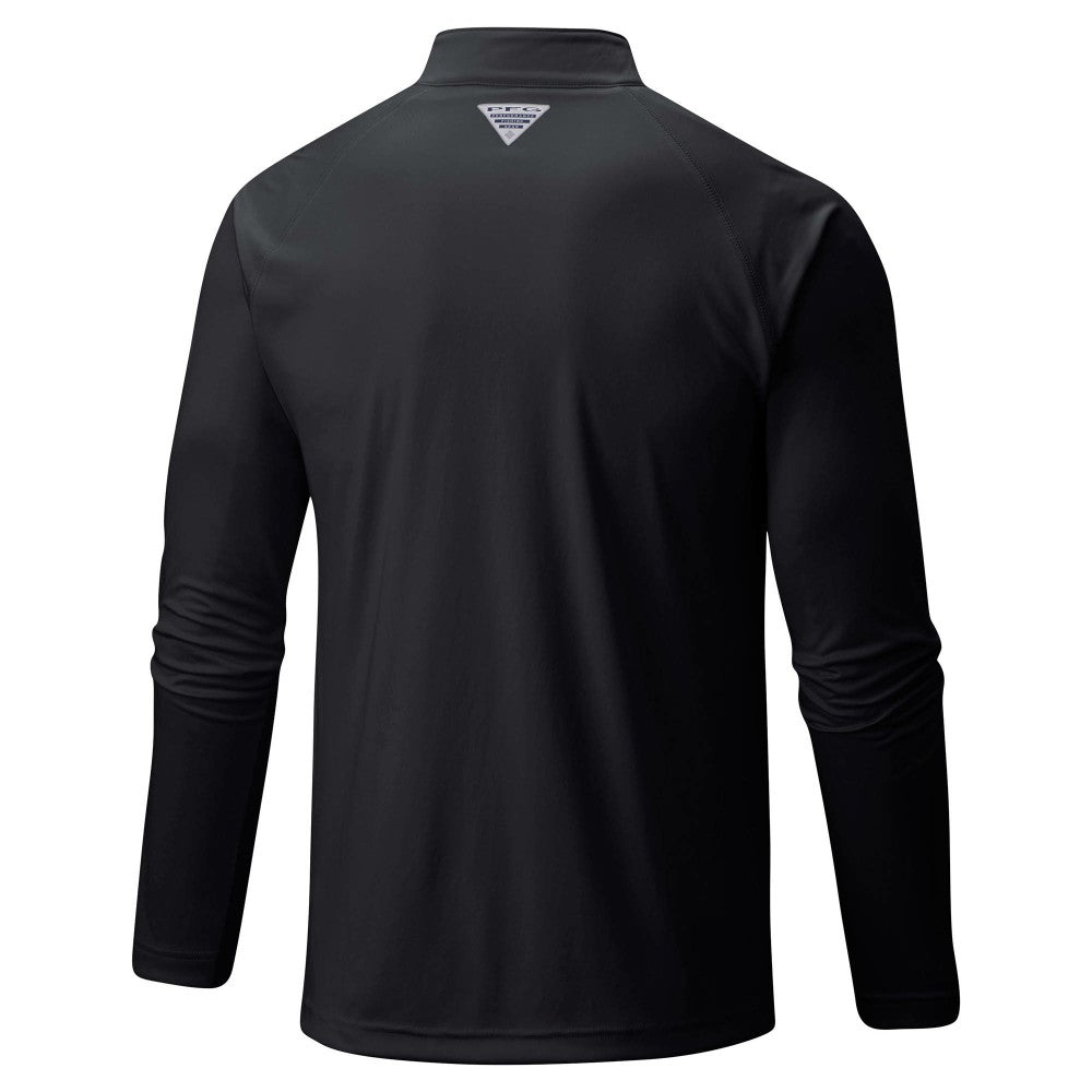 Cincinnati Reds Columbia Terminal Tackle Omni-Shade Raglan Quarter-Zip Pullover Top - MLB