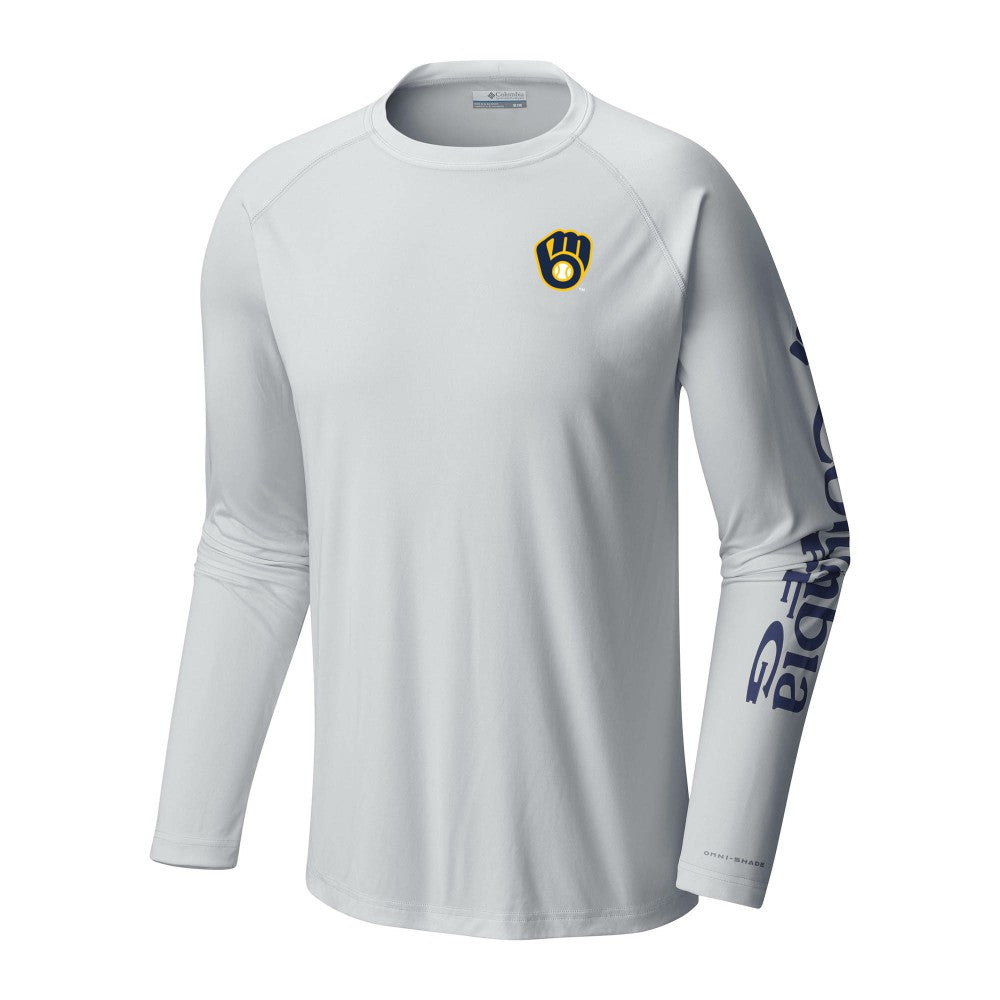Milwaukee Brewers Columbia Terminal Tackle Long Sleeve T-Shirt - MLB