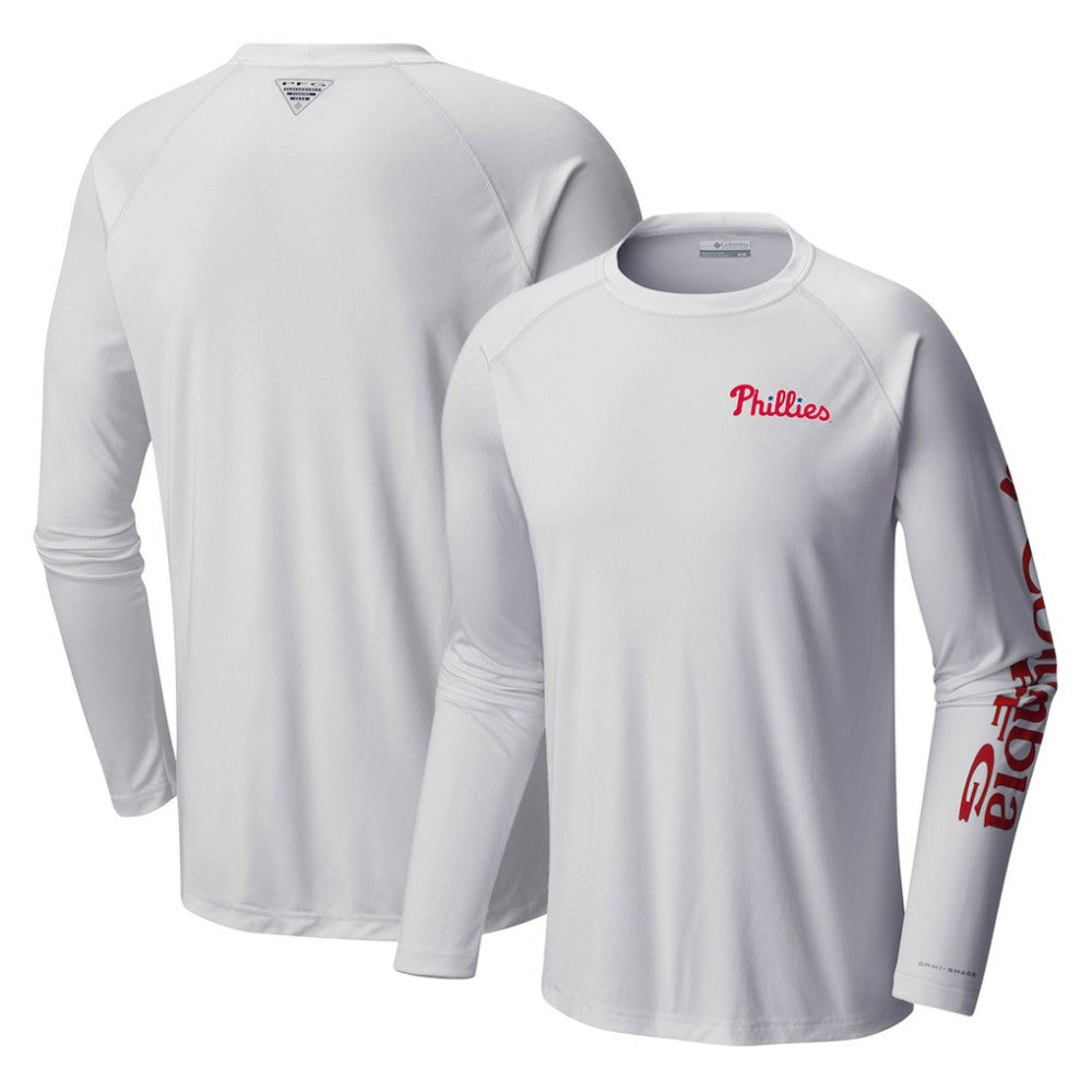 Philadelphia Phillies Columbia Terminal Tackle Long Sleeve T-Shirt - MLB