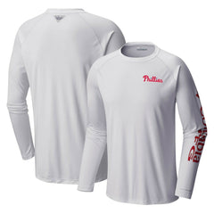 Philadelphia Phillies Columbia Terminal Tackle Long Sleeve T-Shirt - MLB