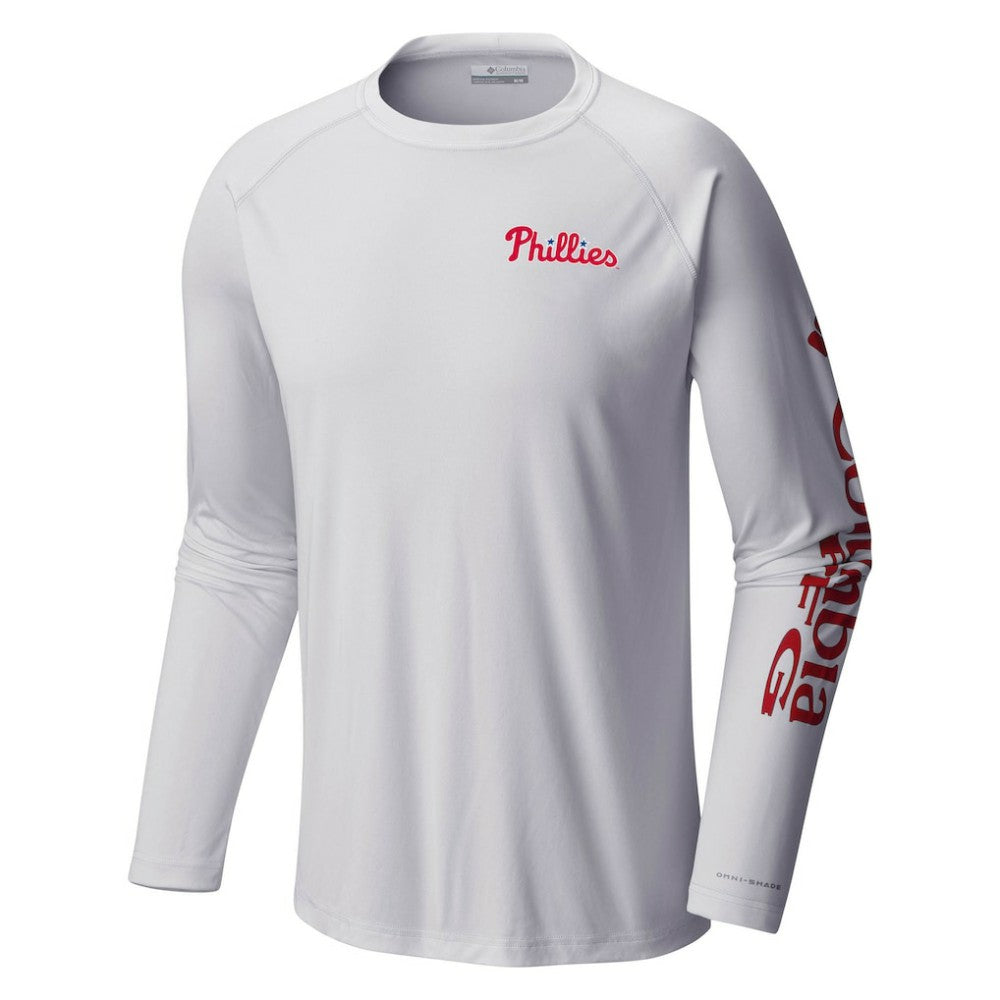 Philadelphia Phillies Columbia Terminal Tackle Long Sleeve T-Shirt - MLB
