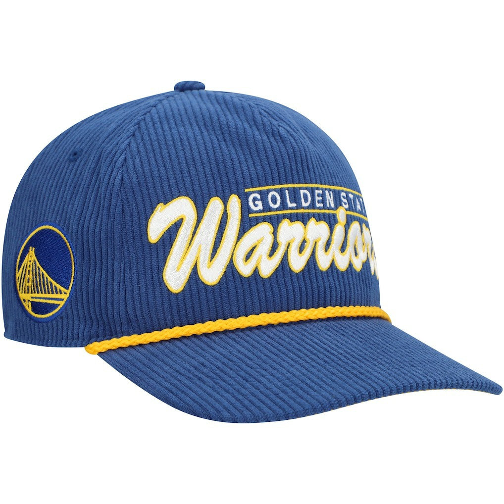 Golden State Warriors '47 Double Header Sidepatch Cord Hitch Adjustable Hat Royal - NBA