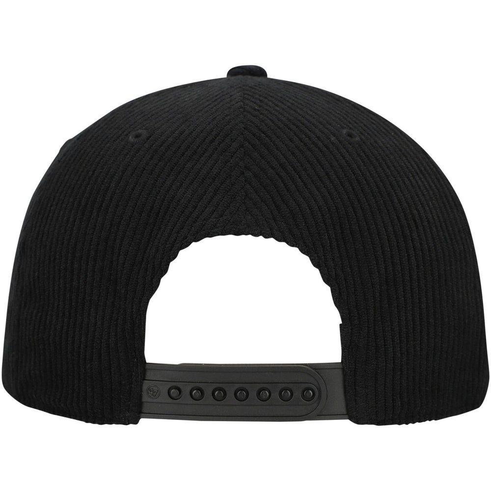 Miami Heat '47 Double Header Sidepatch Cord Hitch Adjustable Hat Black - NBA