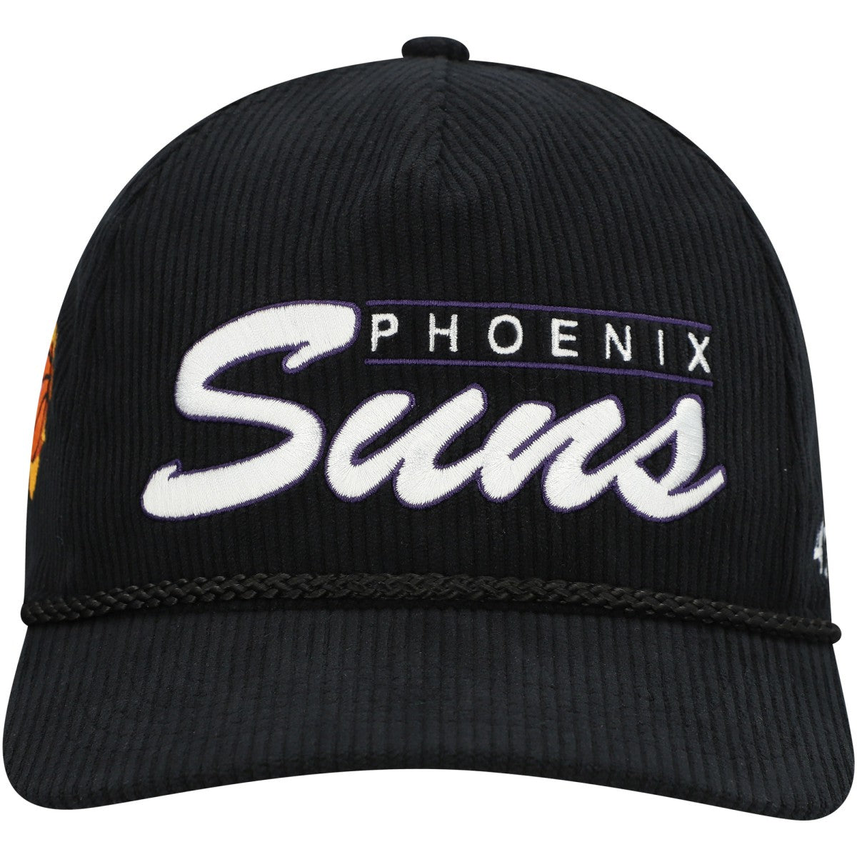 Phoenix Suns '47 Double Header Sidepatch Cord Hitch Adjustable Hat Black - NBA