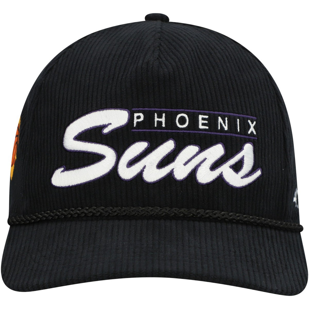 Phoenix Suns '47 Double Header Sidepatch Cord Hitch Adjustable Hat Black - NBA