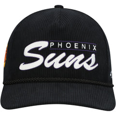 Phoenix Suns '47 Double Header Sidepatch Cord Hitch Adjustable Hat Black - NBA