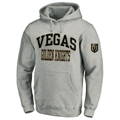 Vegas Golden Knights Fanatics Big & Tall Fleece Pullover Hoodie - Heather Gray - NHL