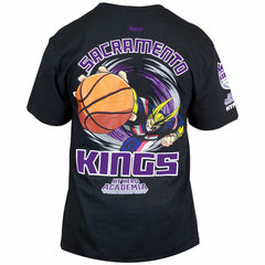 Sacramento Kings Hyperfly Unisex NBA x My Hero Academia All Might Smash T-Shirt Black - NBA