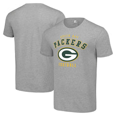 Green Bay Packers Starter Logo T-Shirt Heather Gray | NFL