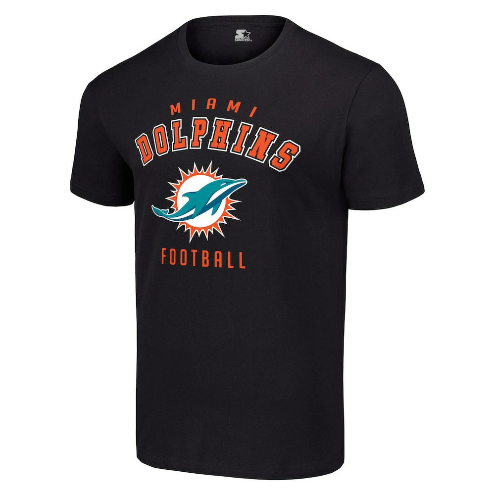 Miami Dolphins Starter Logo T-Shirt Black | NFL