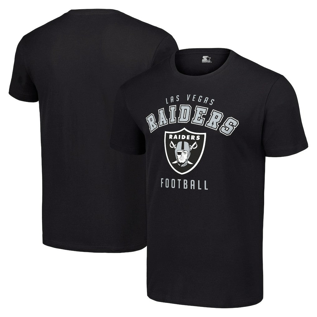 Las Vegas Raiders Starter Logo T-Shirt Black | NFL