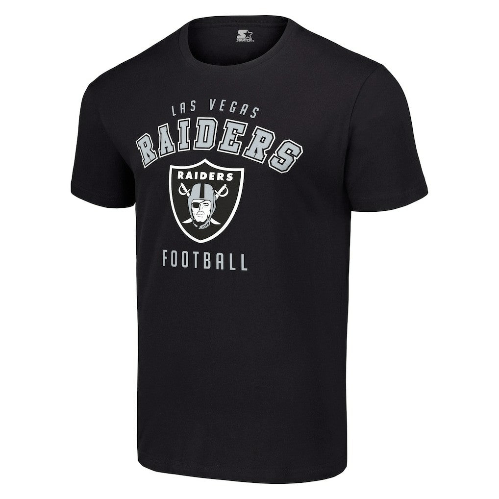 Las Vegas Raiders Starter Logo T-Shirt Black | NFL