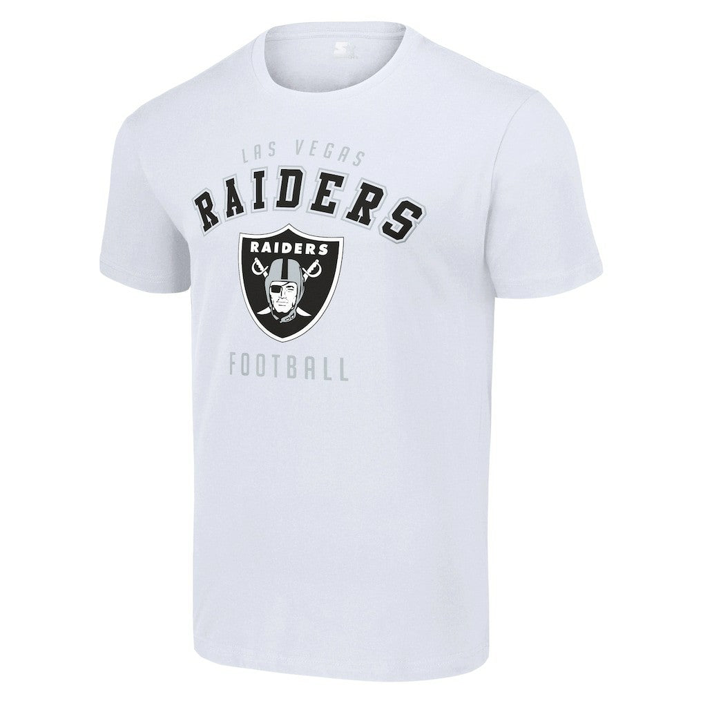 Las Vegas Raiders Starter Logo T-Shirt White | NFL