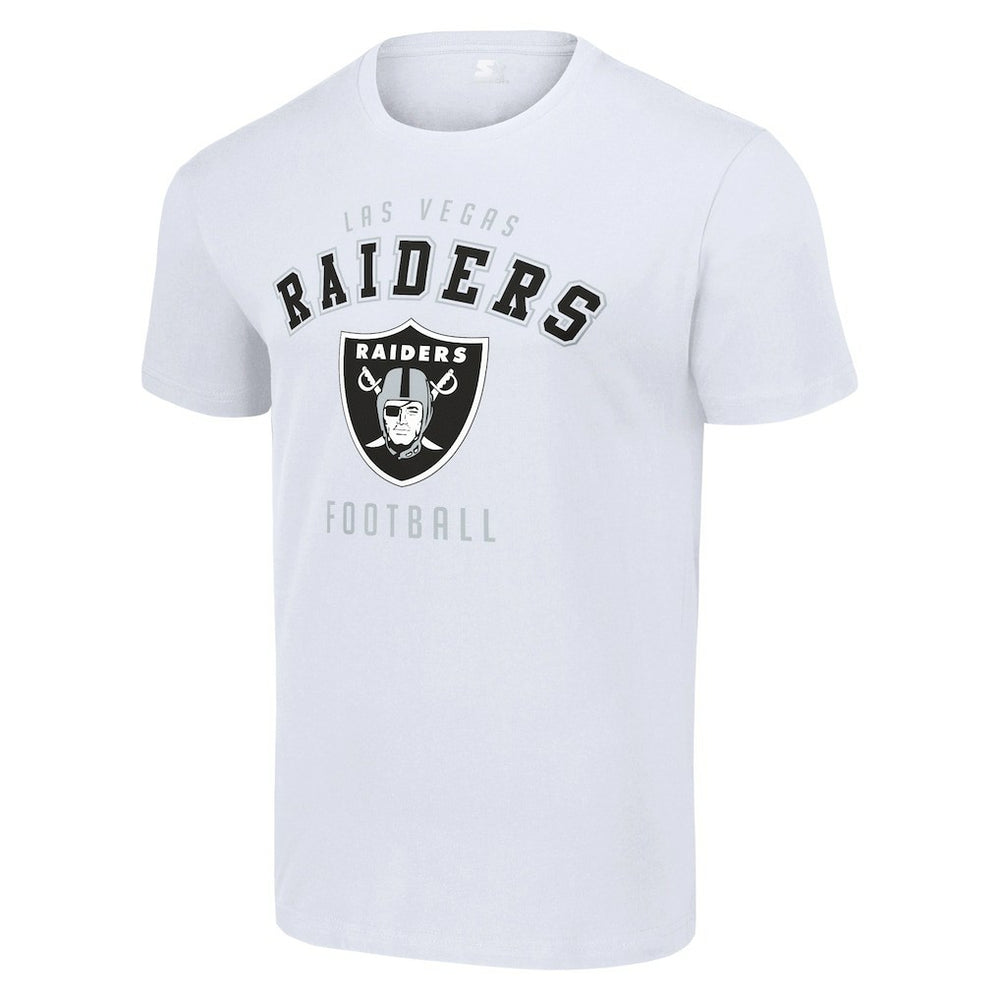 Las Vegas Raiders Starter Logo T-Shirt White | NFL