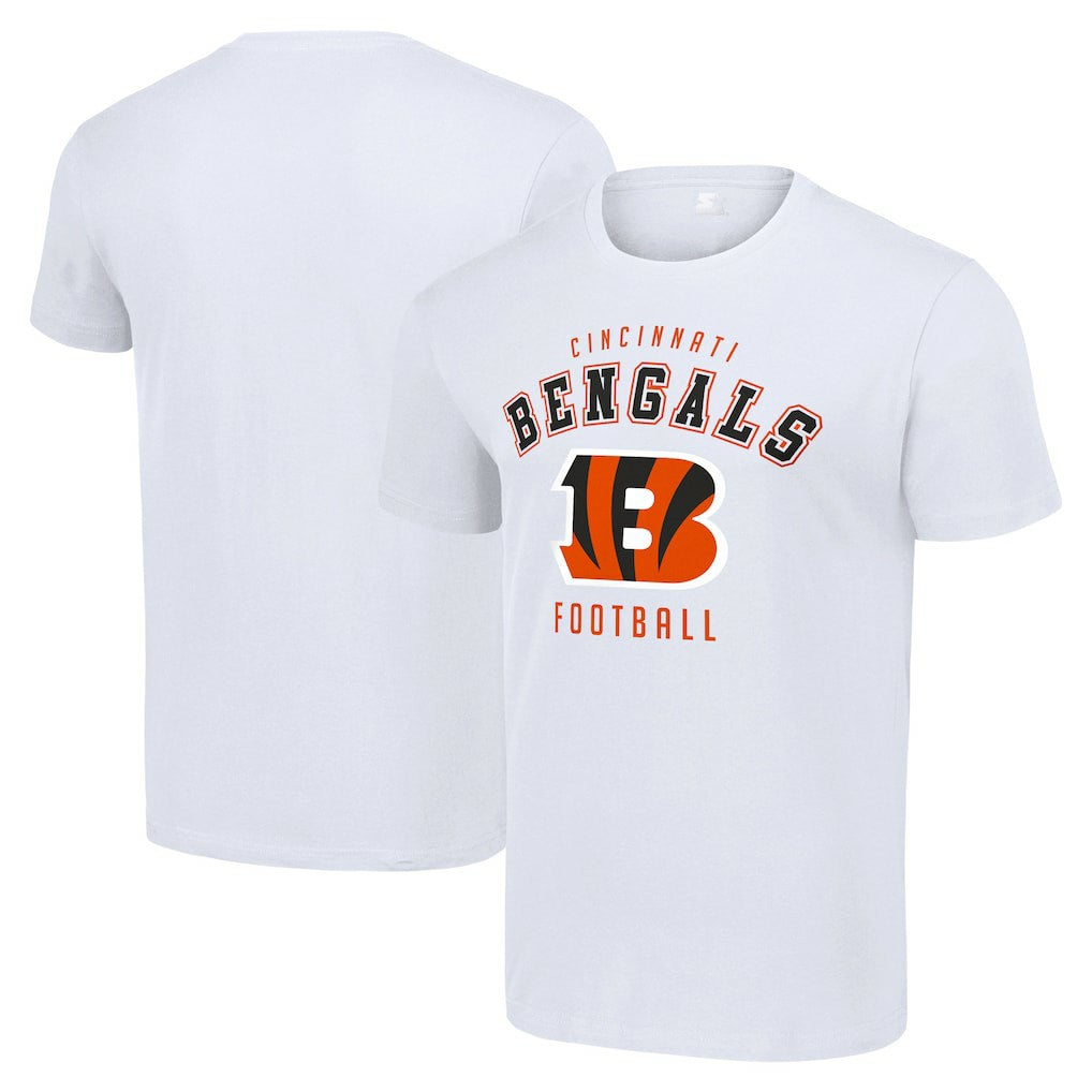 Cincinnati Bengals Starter Logo T-Shirt White | NFL