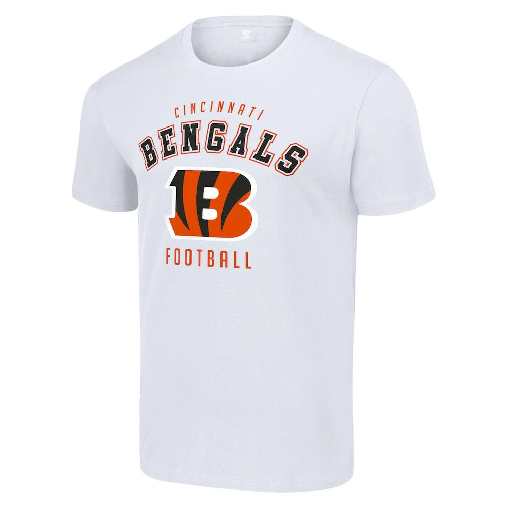 Cincinnati Bengals Starter Logo T-Shirt White | NFL