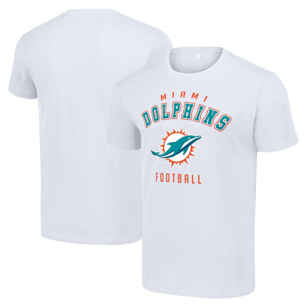 Miami Dolphins Starter Logo T-Shirt White | NFL