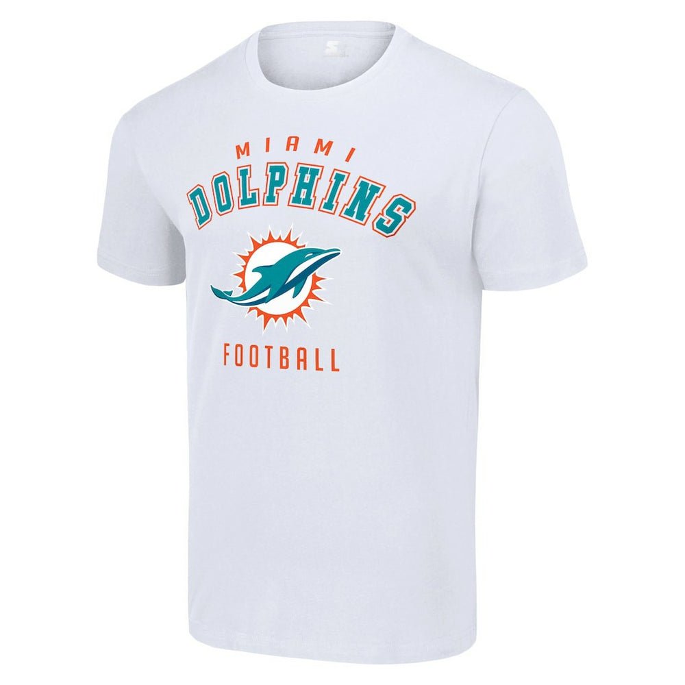 Miami Dolphins Starter Logo T-Shirt White | NFL