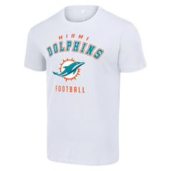 Miami Dolphins Starter Logo T-Shirt White | NFL