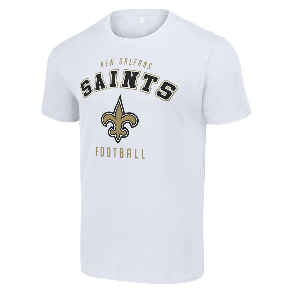New Orleans Saints Starter Logo T-Shirt White | NFL