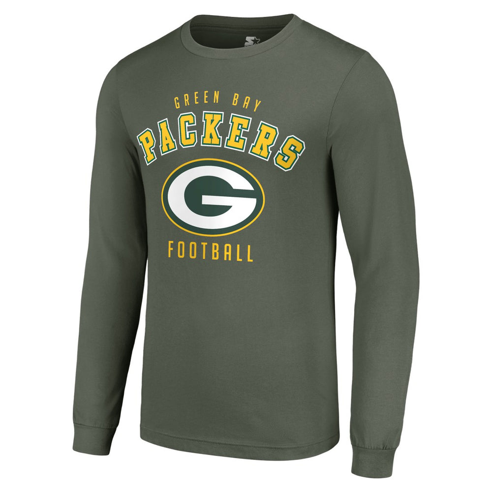 Green Bay Packers Starter Long Sleeve T-Shirt Green | NFL