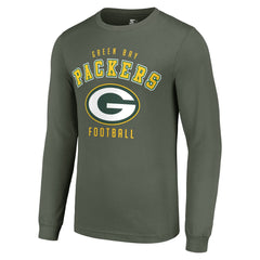 Green Bay Packers Starter Long Sleeve T-Shirt Green | NFL