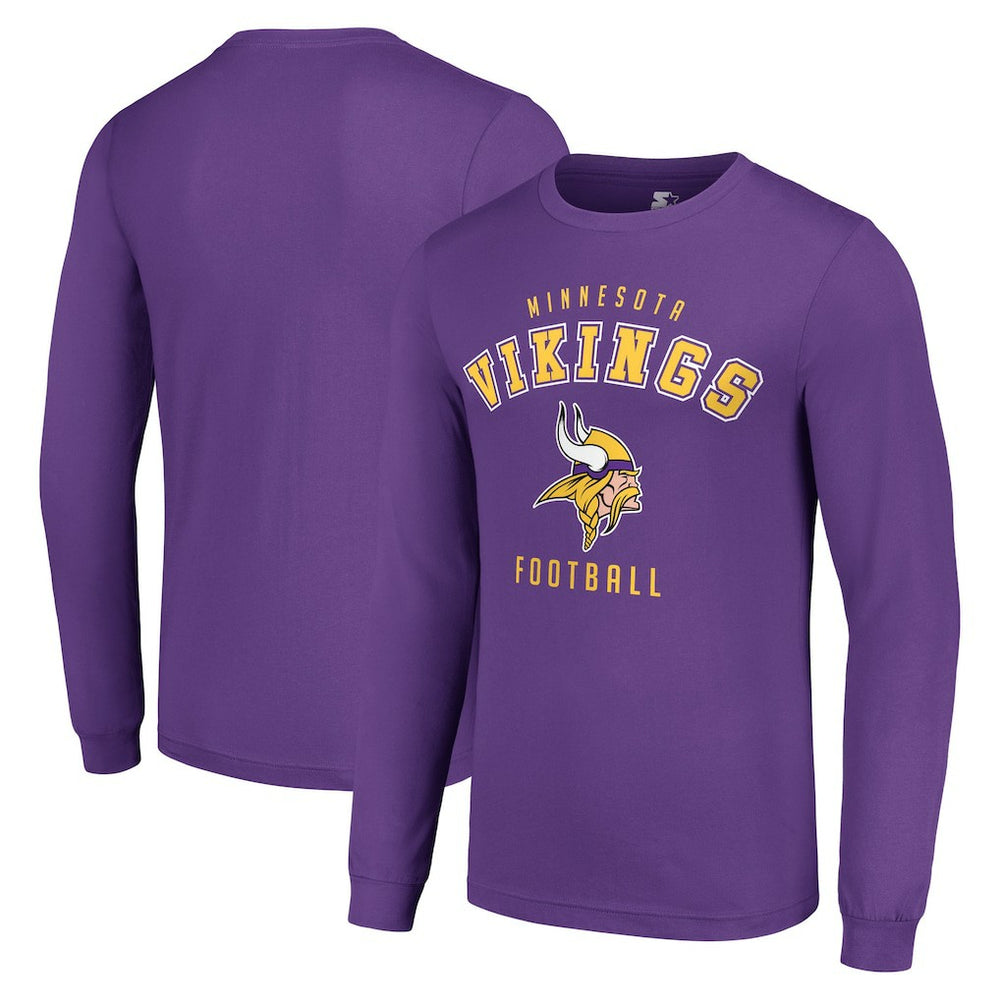 Minnesota Vikings Starter Long Sleeve T-Shirt Purple | NFL