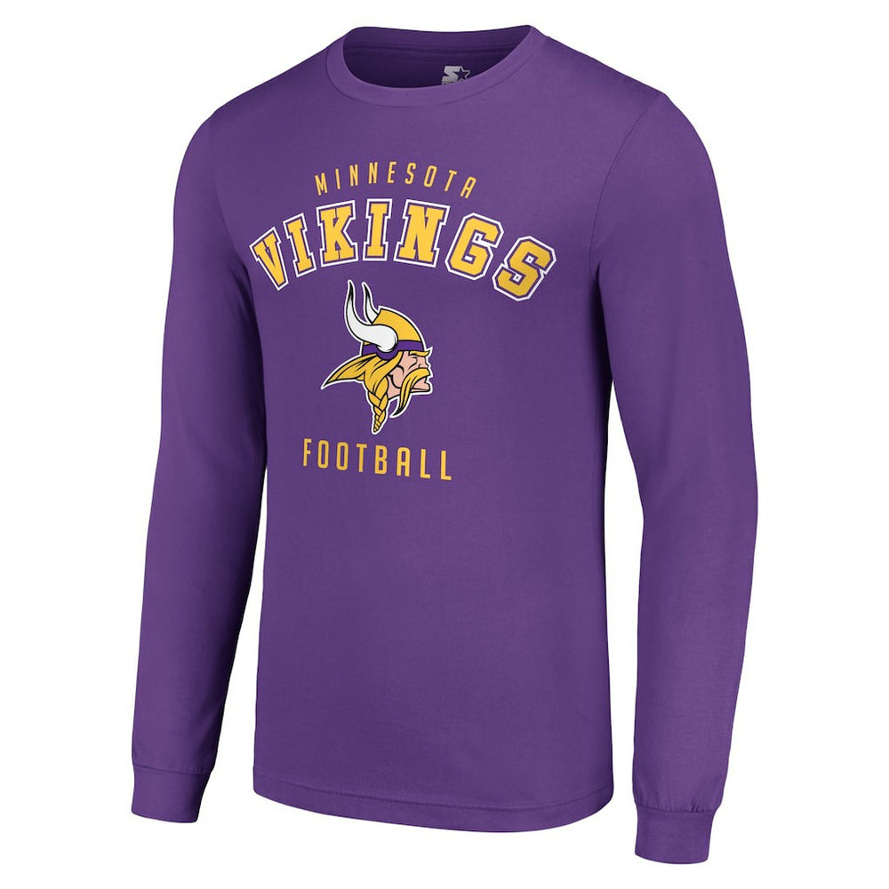 Minnesota Vikings Starter Long Sleeve T-Shirt Purple | NFL
