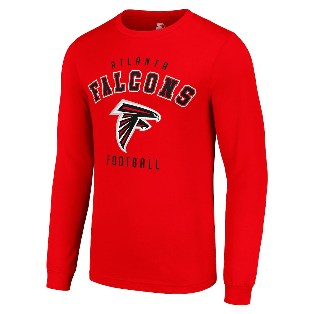 Atlanta Falcons Starter Long Sleeve T-Shirt Red | NFL