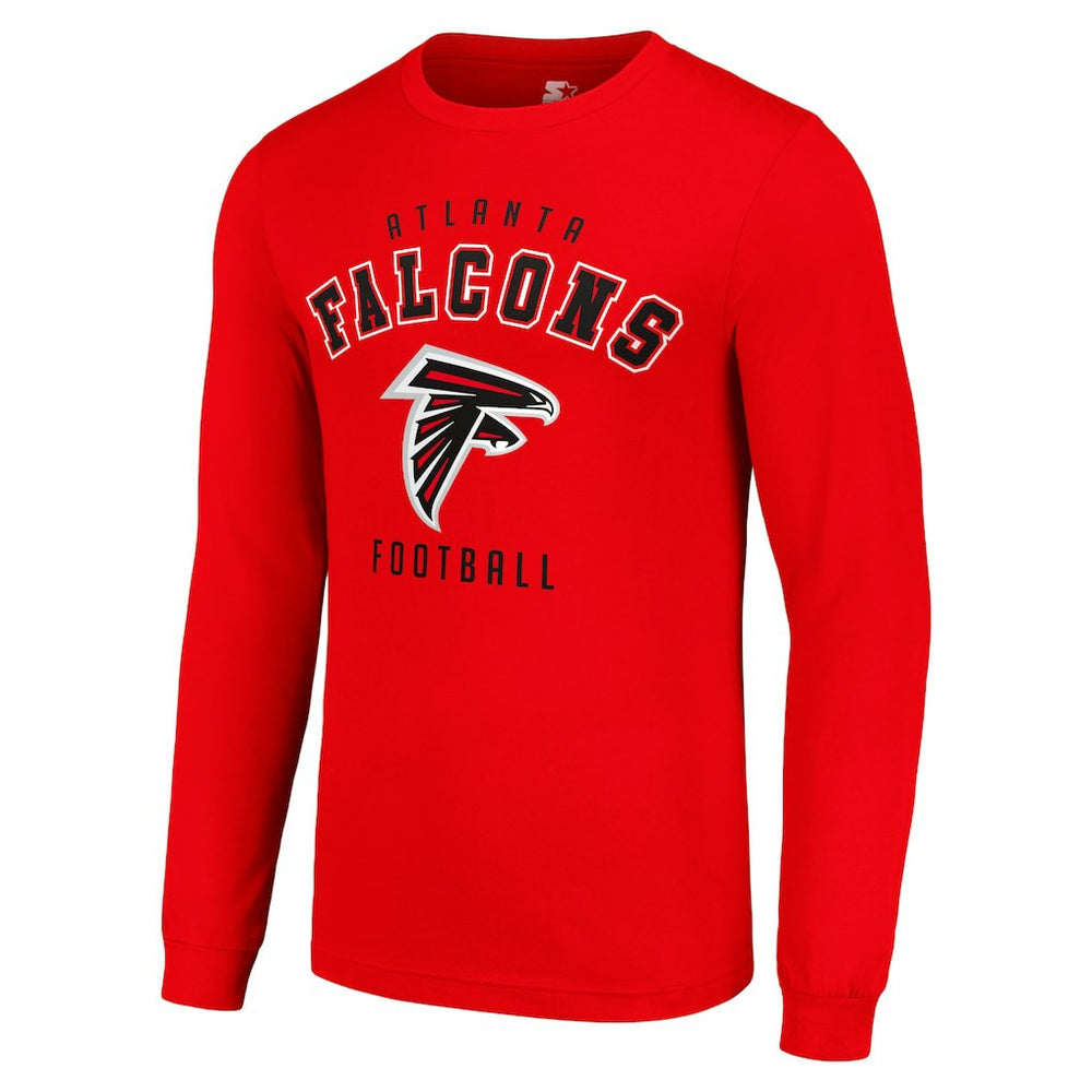 Atlanta Falcons Starter Long Sleeve T-Shirt Red | NFL