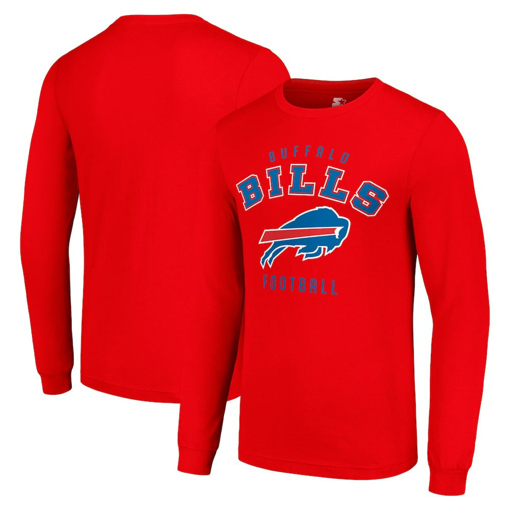 Buffalo Bills Starter Long Sleeve T-Shirt Red | NFL