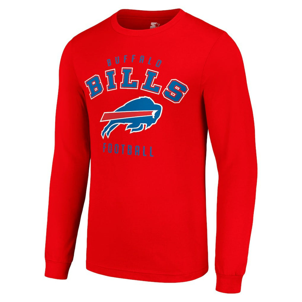 Buffalo Bills Starter Long Sleeve T-Shirt Red | NFL