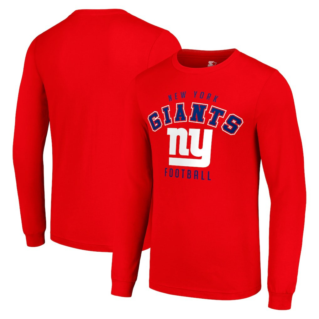 New York Giants Starter Long Sleeve T-Shirt Red | NFL